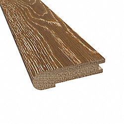 Prefinished Distressed Hillside Cove Oak Hardwood 5/8 in thick x 2.75 in wide x 78 in Length Stair Nose